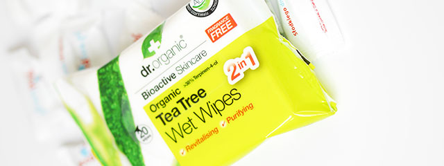 Mokre chusteczki - Drzewo Herbaciane Dr Organic