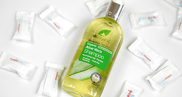 Organiczny szampon z aloesem Dr Organic